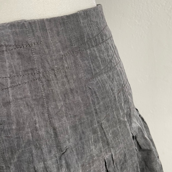 LIBERTY ISLAND Subtle Metallic Drop Waist Midi Skirt - Picture 3 of 6